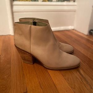 Anthro Rachel Comey Nude Ankle Boots 7.5